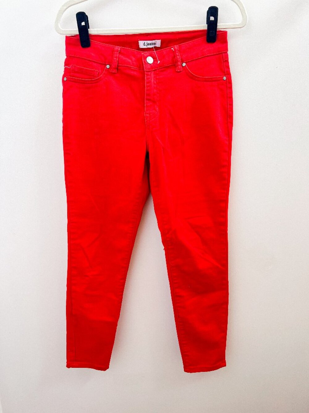 D. Jeans Red Skinny Jeggings - Size 6